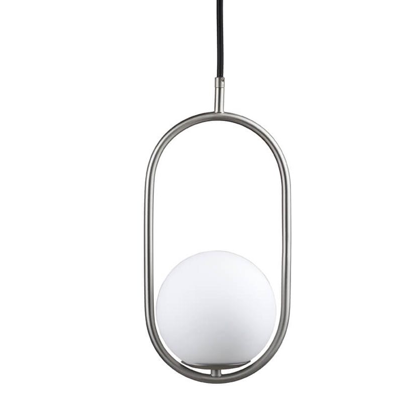 Подвесной светильник B.LUX C Ball oval nickel Белый Никель Подвесной светильник B.LUX C Ball oval nickel Белый Никель в Рязани | Loft Concept