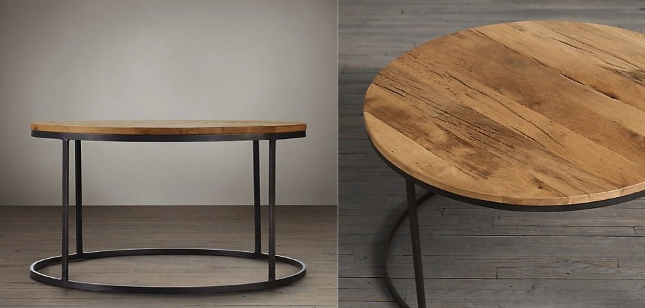Стол Loft Wooden Round Стол Loft Wooden Round - Loft-Concept в Рязани