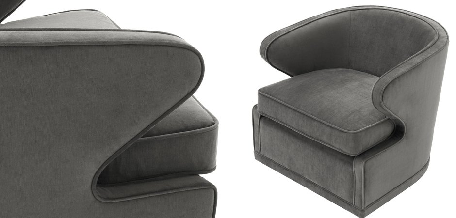 Кресло Eichholtz Chair Dorset Grey Кресло Eichholtz Chair Dorset Grey - Loft-Concept в Рязани