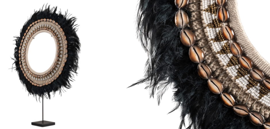 Ожерелье versmissen на подставке JUJU BLACK FEATHER ON STAND Ожерелье versmissen на подставке JUJU BLACK FEATHER ON STAND - Loft-Concept в Рязани