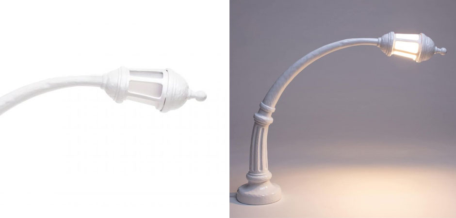 Настольная лампа Seletti Street Lamp White Настольная лампа Seletti Street Lamp White - Loft-Concept в Рязани