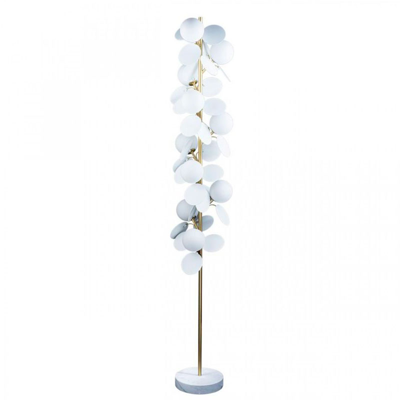 Торшер MATISSE Floor Lamp White Золотой Белый Торшер MATISSE Floor Lamp White Золотой Белый в Рязани | Loft Concept