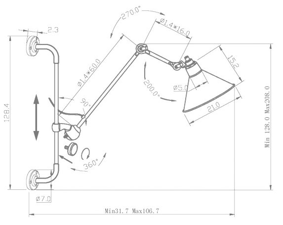 Бра Loft Point Chrome Бра Loft Point Chrome в Рязани