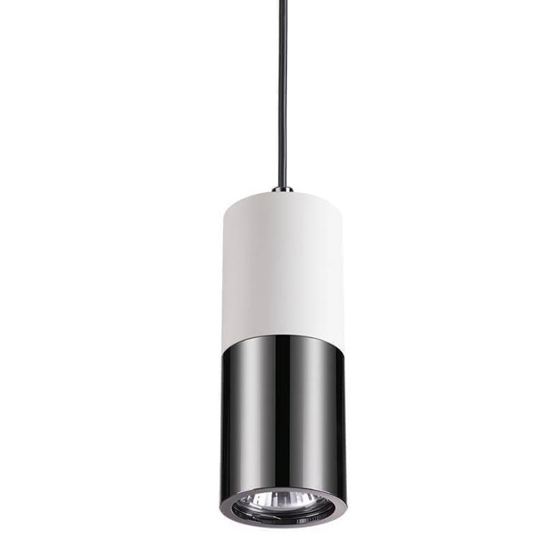 Подвесной светильник Modern Illumination Black & White Белый Черный в Рязани | Loft Concept 