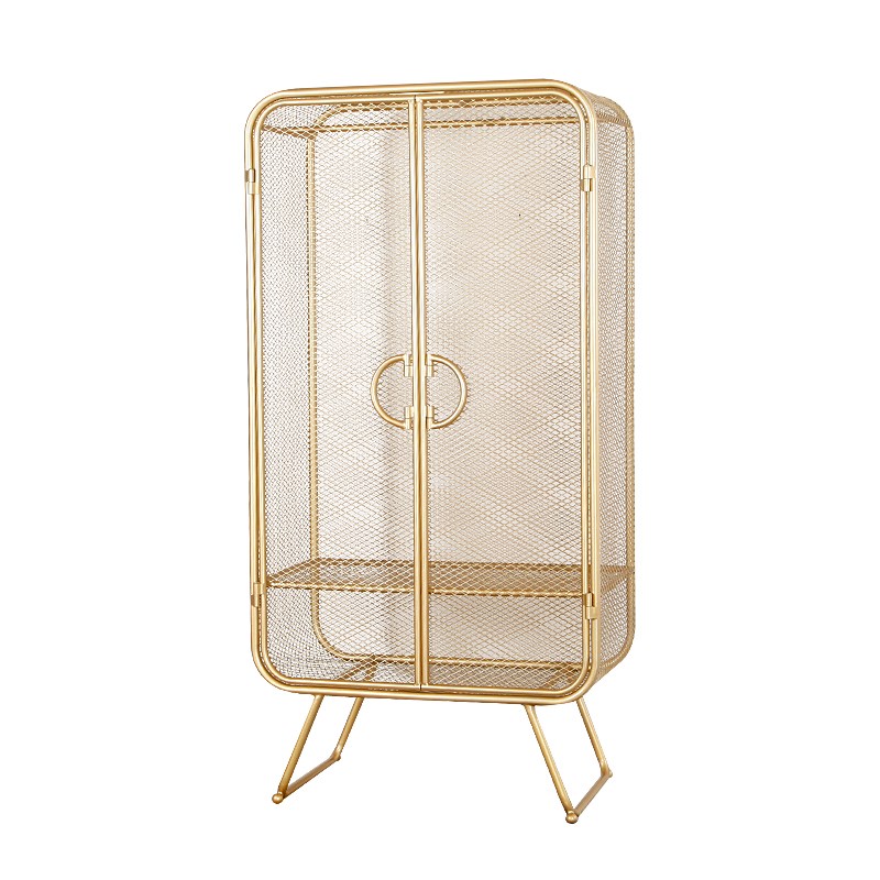 Шкаф Rhombic Grid Wardrobe Gold Золотой Шкаф Rhombic Grid Wardrobe Gold Золотой в Рязани | Loft Concept