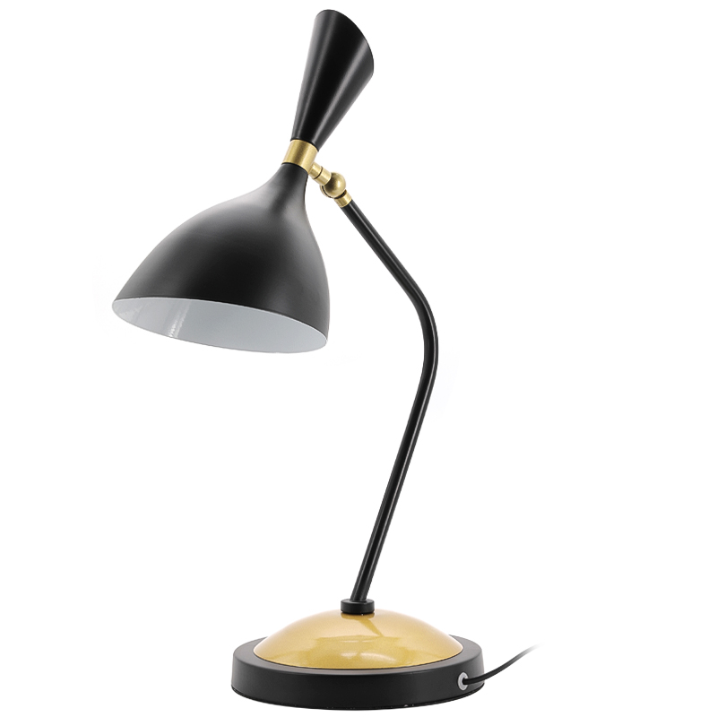 Настольная лампа Duke Table Lamp Черный Золотой Настольная лампа Duke Table Lamp Черный Золотой в Рязани | Loft Concept