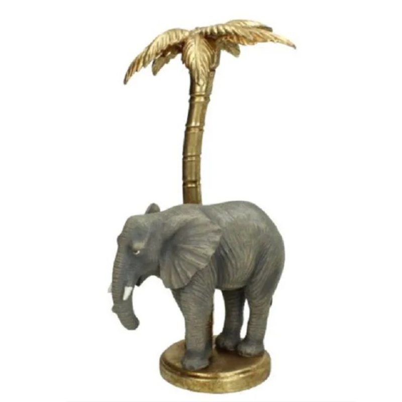 Подсвечник Elephant Серый Золотой Подсвечник Elephant Серый Золотой в Рязани | Loft Concept
