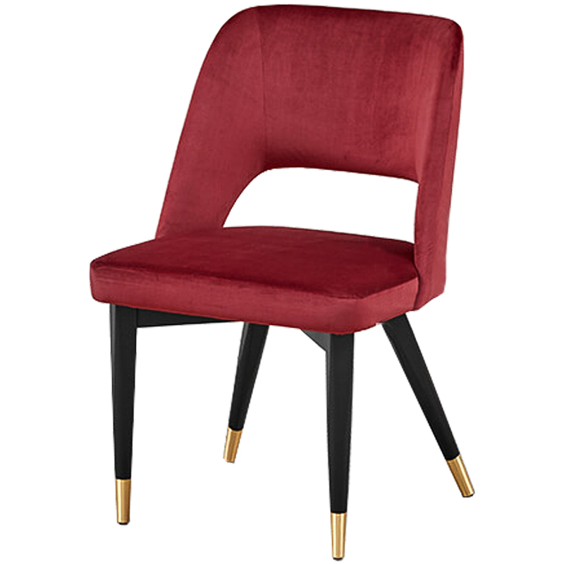 Стул Neasan Stool crimson Черный Малиновый (Crimson) Латунь Стул Neasan Stool crimson Черный Малиновый (Crimson) Латунь в Рязани | Loft Concept