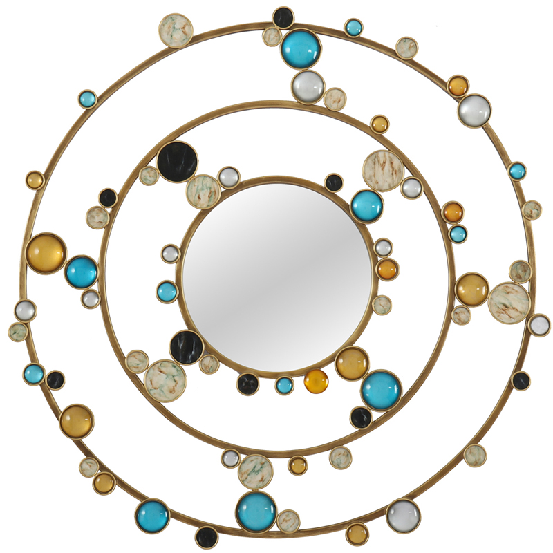 Зеркало Round Inserts Mirror Зеркало Round Inserts Mirror в Рязани | Loft Concept