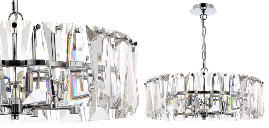 Люстра Ruby Crystal Chandelier Chrome 53 Люстра Ruby Crystal Chandelier Chrome 53 - Loft-Concept в Рязани