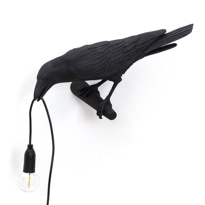 Бра Seletti Bird Lamp Black Looking Черный в Рязани | Loft Concept 