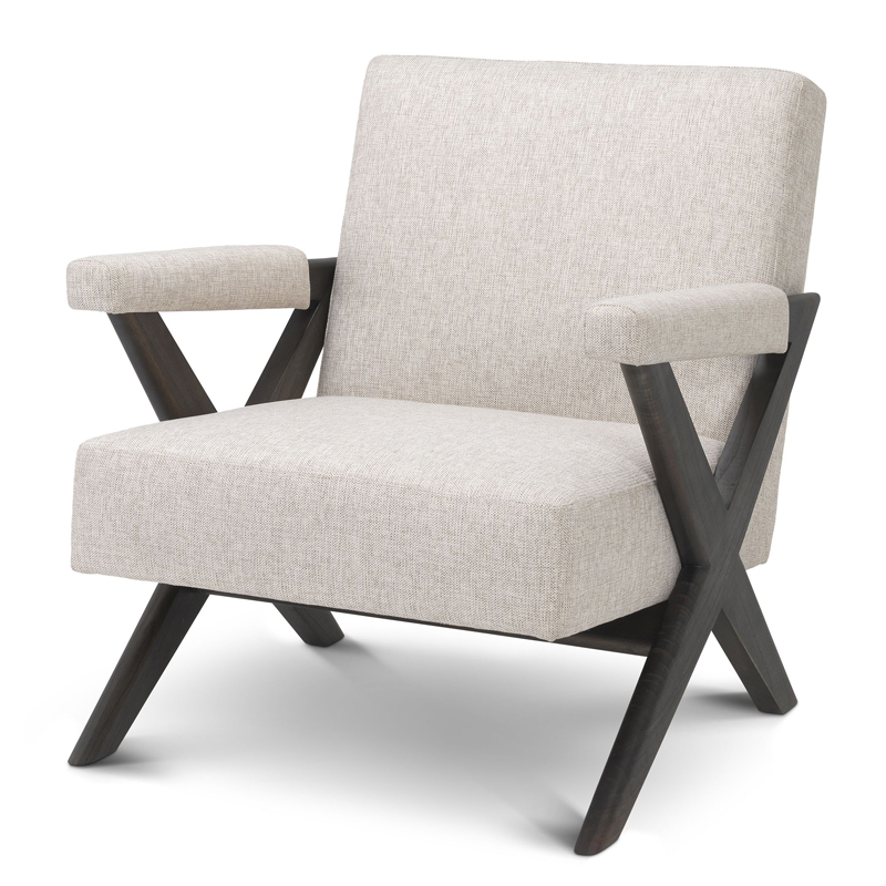 Кресло Eichholtz Chair Erudit Living Молочный Коричневый Кресло Eichholtz Chair Erudit Living Молочный Коричневый в Рязани | Loft Concept