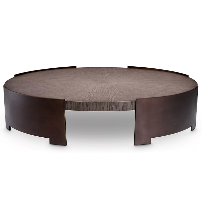 Кофейный стол Eichholtz Coffee Table Quinto Коричневый Темная бронза винтаж Кофейный стол Eichholtz Coffee Table Quinto Коричневый Темная бронза винтаж в Рязани | Loft Concept