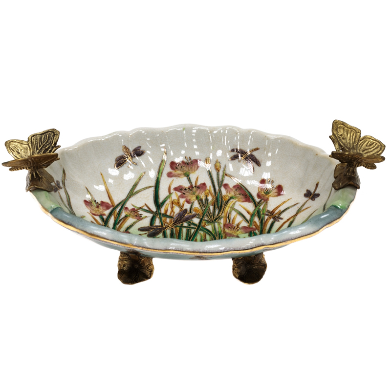 Блюдо Bronze Butterflies Бронза Мульти Блюдо Bronze Butterflies Бронза Мульти в Рязани | Loft Concept