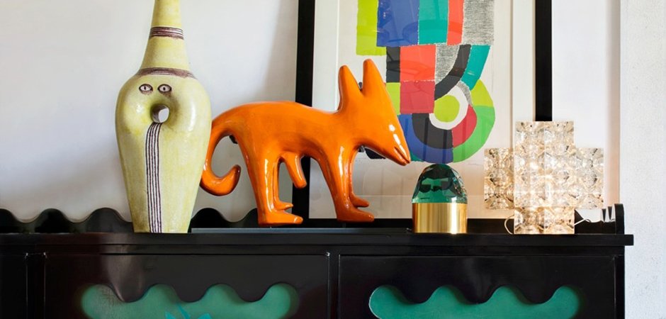 Керамическая собака Gerard Druye Ceramics Керамическая собака Gerard Druye Ceramics - Loft-Concept в Рязани