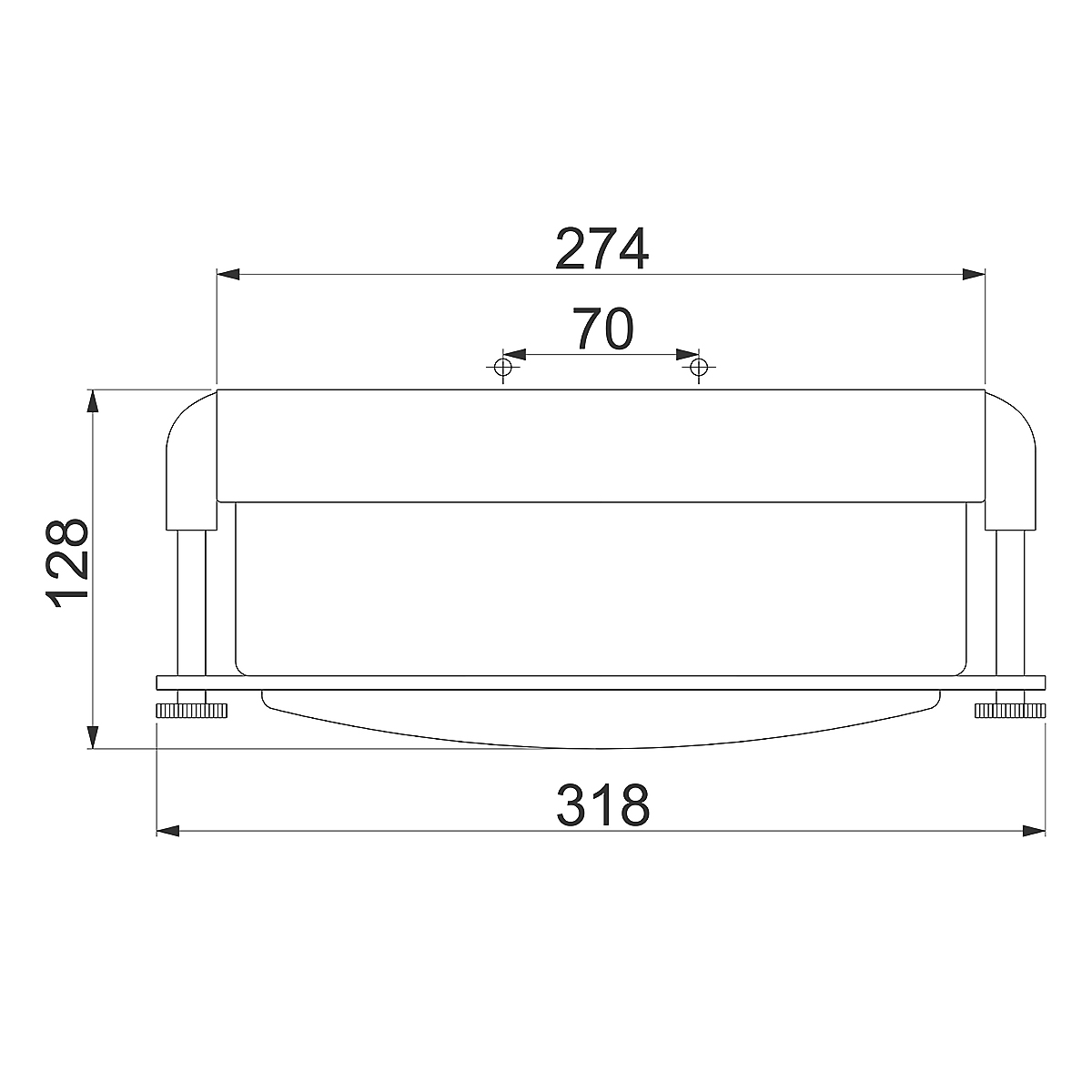 Потолочный светильник для ванных комнат цвета никель с плафоном из опалового стекла и декоративными держателями Hinkley в Рязани