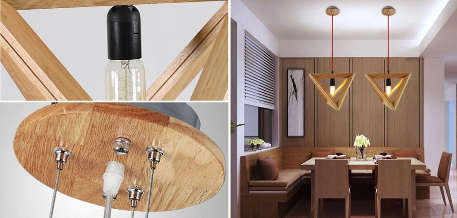 Подвесной светильник Tetraedr Woody Подвесной светильник Tetraedr Woody - Loft-Concept в Рязани