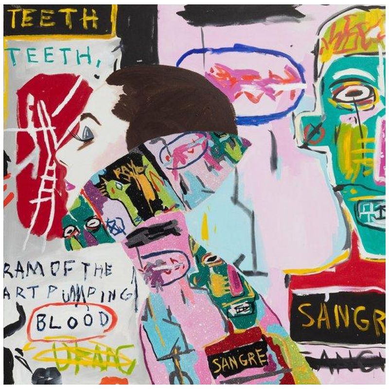Картина She Dreamed of Basquiat in Pink Мульти Картина She Dreamed of Basquiat in Pink Мульти в Рязани | Loft Concept