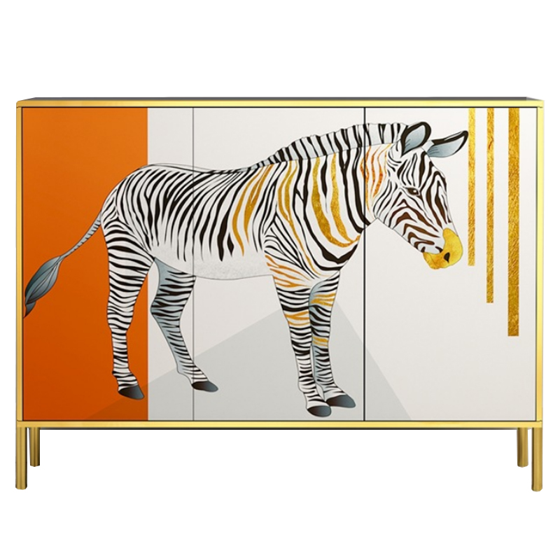 Комод Зебра Chest of drawers Zebra ivory ( слоновая кость ) Оранжевый Латунь Комод Зебра Chest of drawers Zebra ivory ( слоновая кость ) Оранжевый Латунь в Рязани | Loft Concept