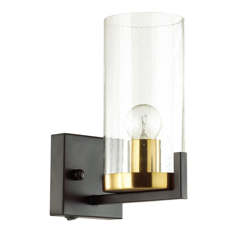 Бра Goran Sconce Прозрачный Глянцевое золото Черный Бра Goran Sconce Прозрачный Глянцевое золото Черный в Рязани | Loft Concept