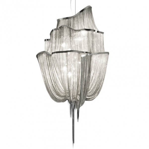Люстра Terzani Atlantis Chandelier NICKEL Хром Люстра Terzani Atlantis Chandelier NICKEL Хром в Рязани | Loft Concept