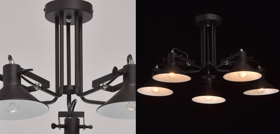 Потолочный светильник Rotating Light Black Потолочный светильник Rotating Light Black - Loft-Concept в Рязани