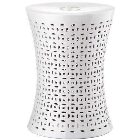 Керамический табурет Camilla Garden Stool White Белый Керамический табурет Camilla Garden Stool White Белый в Рязани | Loft Concept