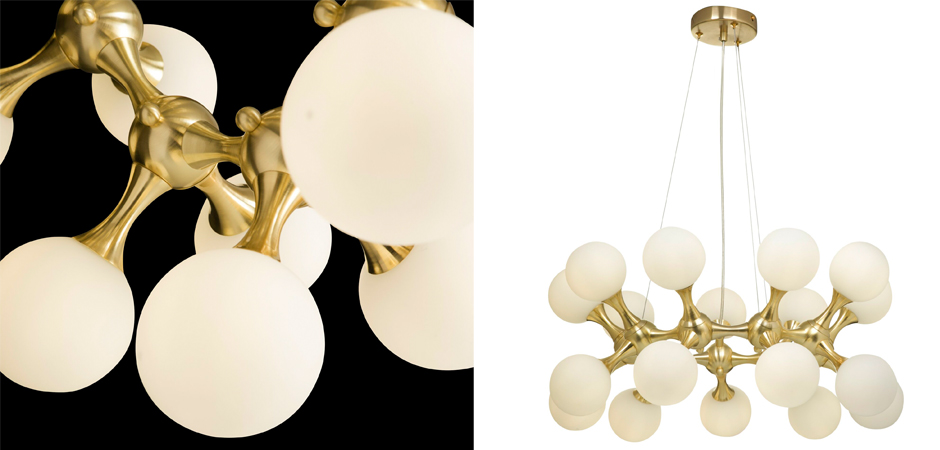 Люстра MOONDROP Chandelier Gold 18 Люстра MOONDROP Chandelier Gold 18 - Loft-Concept в Рязани