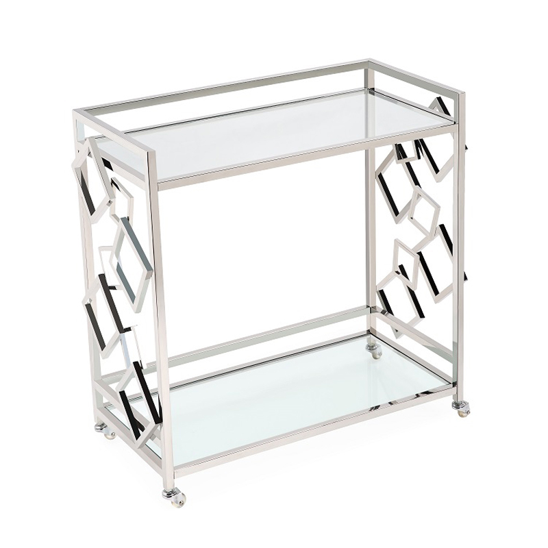 Приставной стол Serving Table chrome Хром Приставной стол Serving Table chrome Хром в Рязани | Loft Concept