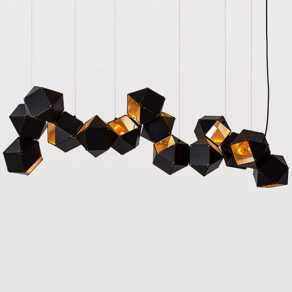 Люстра Welles Long Chandelier Черный Люстра Welles Long Chandelier Черный в Рязани | Loft Concept