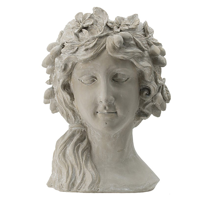 Ваза Antique Busts Garden Goddess Светло-серый Ваза Antique Busts Garden Goddess Светло-серый в Рязани | Loft Concept