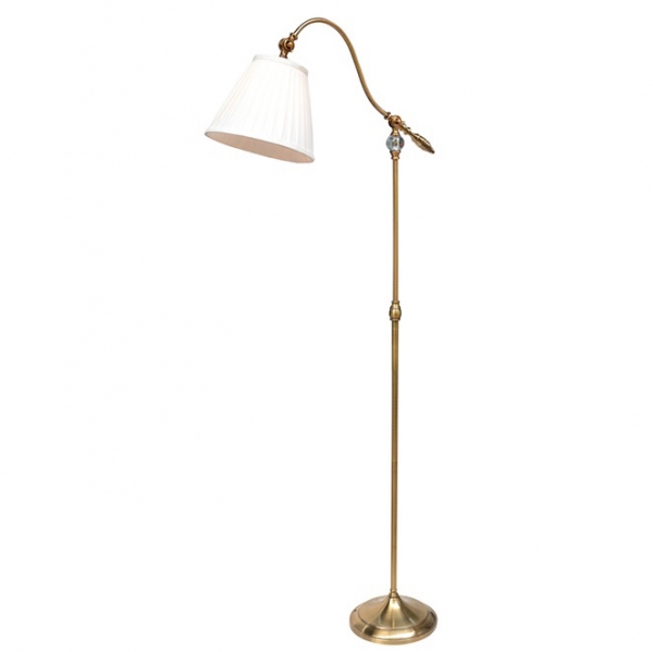 Напольный светильник Classic Ambre Light Floor Латунь Античная полированная Напольный светильник Classic Ambre Light Floor Латунь Античная полированная в Рязани | Loft Concept