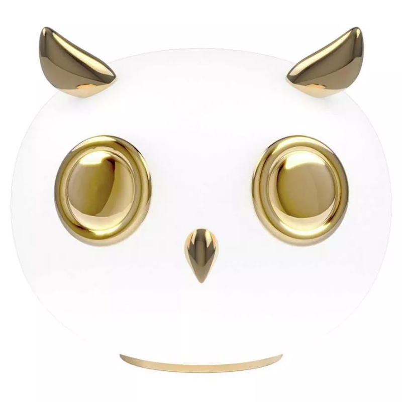Настольная лампа Moooi Pet Light Uhuh Сова Белое матовое стекло Глянцевое золото Настольная лампа Moooi Pet Light Uhuh Сова Белое матовое стекло Глянцевое золото в Рязани | Loft Concept