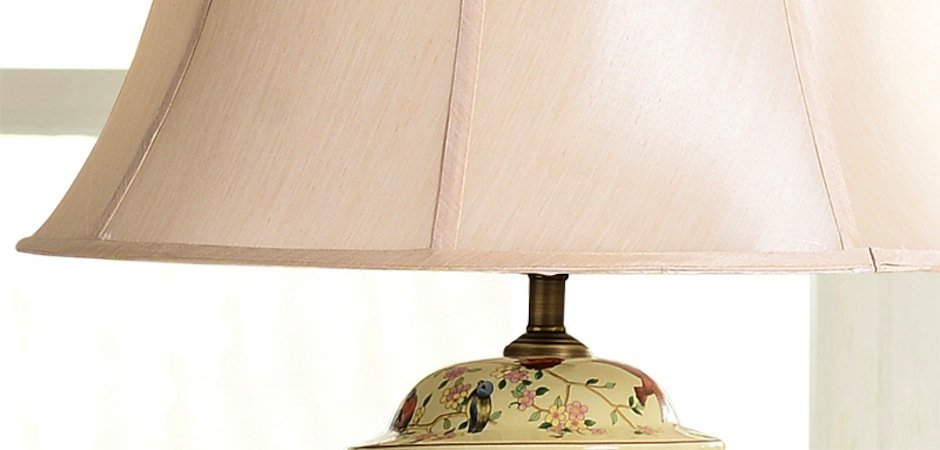 Настольная керамическая лампа с узором Luna - Loft-Concept в Рязани