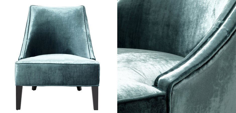 Кресло Eichholtz Chair Dulwich Turquoise Кресло Eichholtz Chair Dulwich Turquoise - Loft-Concept в Рязани