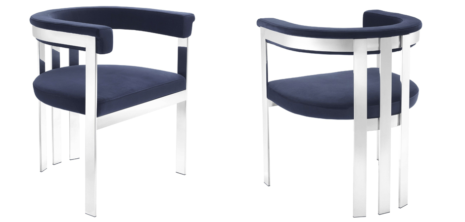 Стул Eichholtz Dining Chair Clubhouse blue Стул Eichholtz Dining Chair Clubhouse blue - Loft-Concept в Рязани