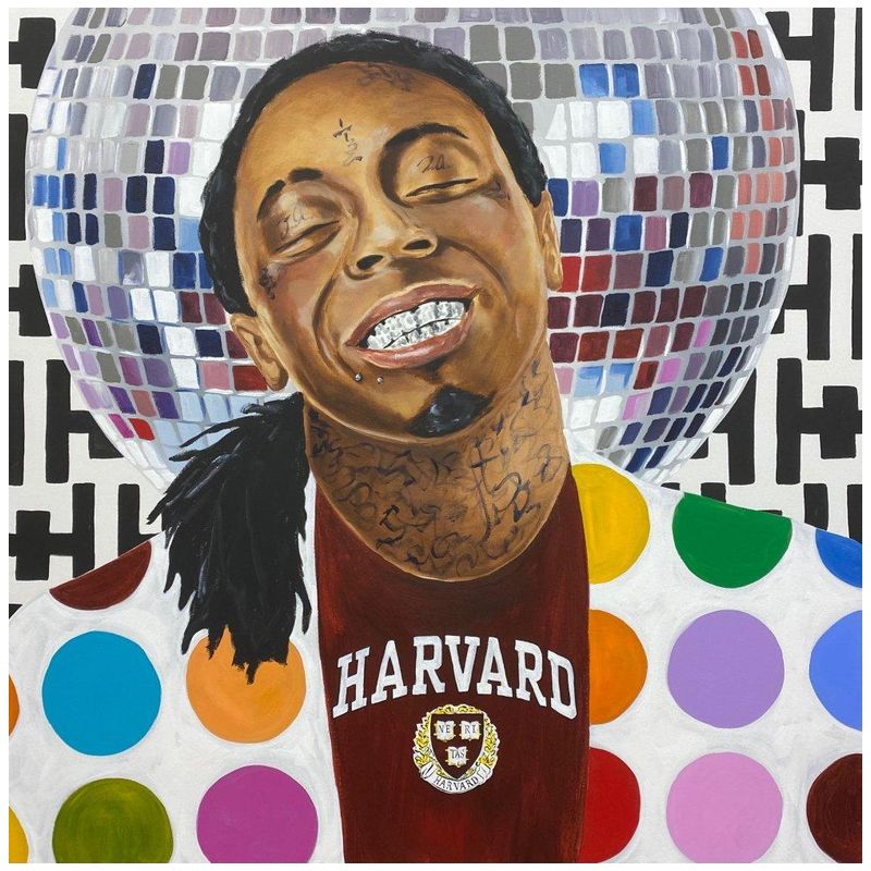Картина Harvard Disco Weezy Мульти Картина Harvard Disco Weezy Мульти в Рязани | Loft Concept