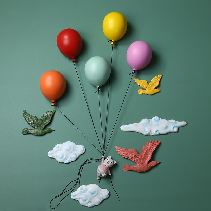 Аксессуар на стену Kitten on Balloon Мульти Аксессуар на стену Kitten on Balloon Мульти в Рязани | Loft Concept