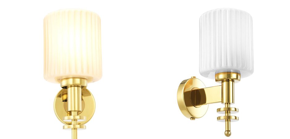 Бра Eichholtz Wall Lamp Ponza Gold Бра Eichholtz Wall Lamp Ponza Gold - Loft-Concept в Рязани