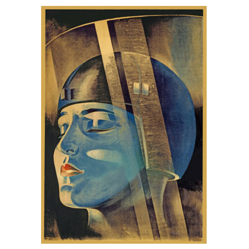 Poster Metropolis Постер "Метрополис" на Холсте Бежево-серый Poster Metropolis Постер "Метрополис" на Холсте Бежево-серый в Рязани | Loft Concept