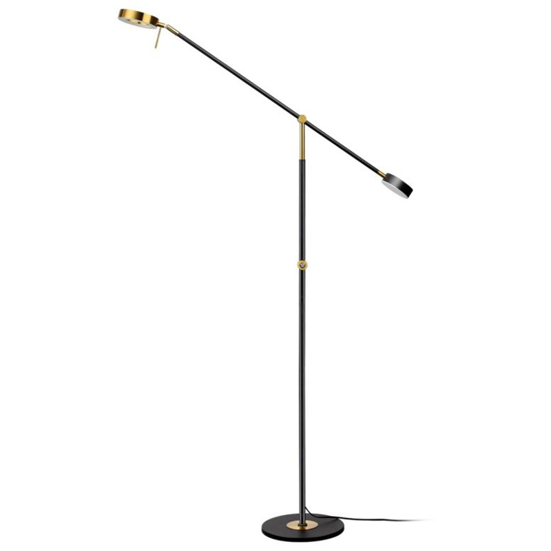 Торшер с регулировкой Bendik Lighting Бронза Черный Торшер с регулировкой Bendik Lighting Бронза Черный в Рязани | Loft Concept