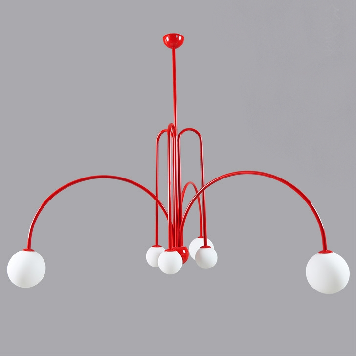 Люстра Fontana Amorosa Gran Finale Red Красный Белый Люстра Fontana Amorosa Gran Finale Red Красный Белый в Рязани | Loft Concept