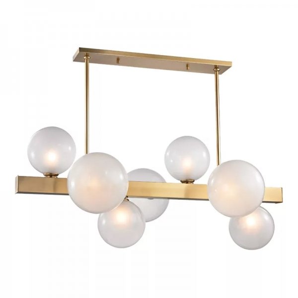 Люстра Hinsdale 8717-AGB Island Light Латунь Черный Люстра Hinsdale 8717-AGB Island Light Латунь Черный в Рязани | Loft Concept