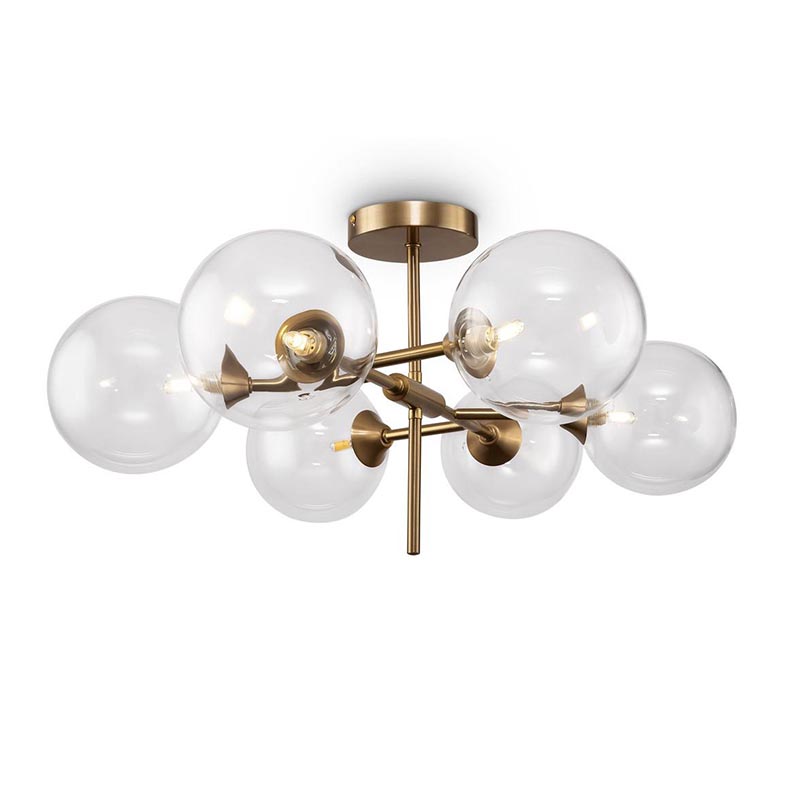 Потолочная люстра Gallotti & Radice Bronze 6 Бронза Потолочная люстра Gallotti & Radice Bronze 6 Бронза в Рязани | Loft Concept