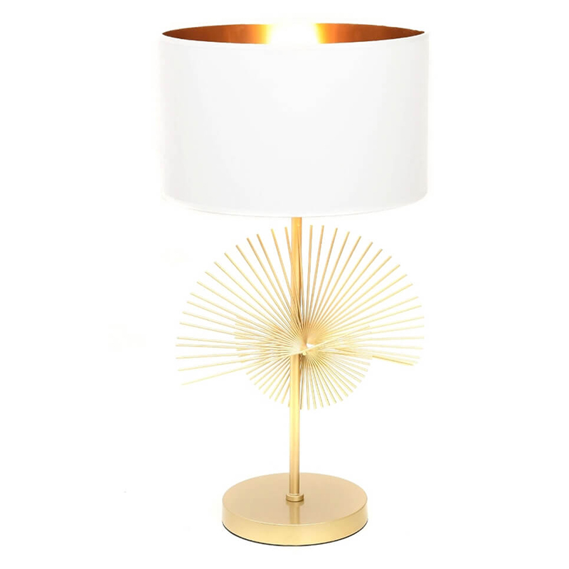 Настольная лампа Genoveva Table lamp white Белый Золотой Настольная лампа Genoveva Table lamp white Белый Золотой в Рязани | Loft Concept