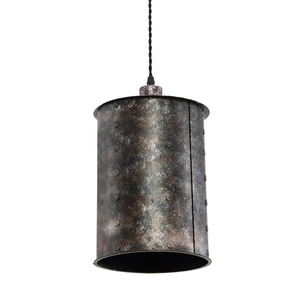 Подвесной светильник Old Metal Long Cylinder Подвесной светильник Old Metal Long Cylinder в Рязани | Loft Concept