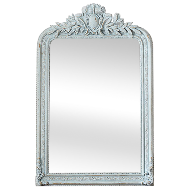 Зеркало Polastron Mirror Pastel Blue Винтажный голубой Зеркало Polastron Mirror Pastel Blue Винтажный голубой в Рязани | Loft Concept
