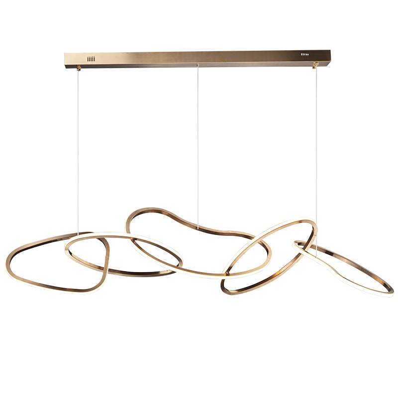 Unfolded Hanging RING Gold Глянцевое золото Unfolded Hanging RING Gold Глянцевое золото в Рязани | Loft Concept