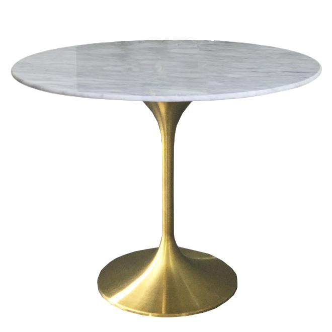 Стол Tulip brass Латунь Серый (Gray) Стол Tulip brass Латунь Серый (Gray) в Рязани | Loft Concept