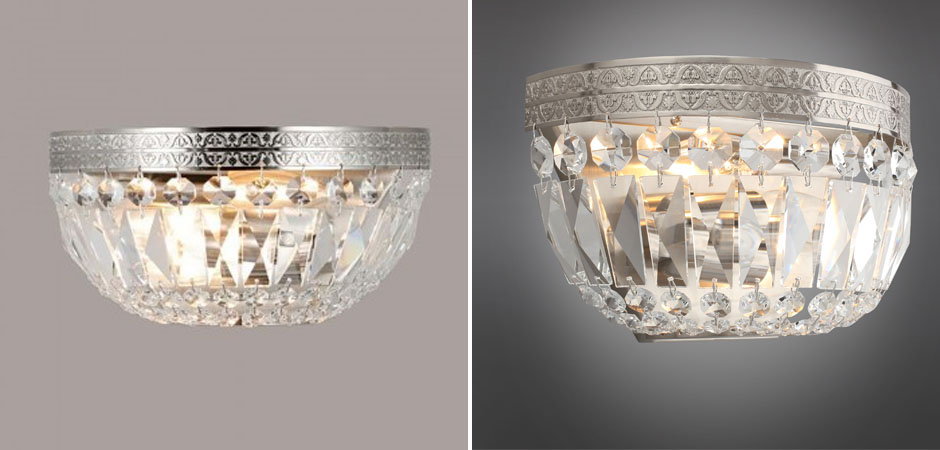 Бра Ancient Ocean Nickel Бра Ancient Ocean Nickel - Loft-Concept в Рязани